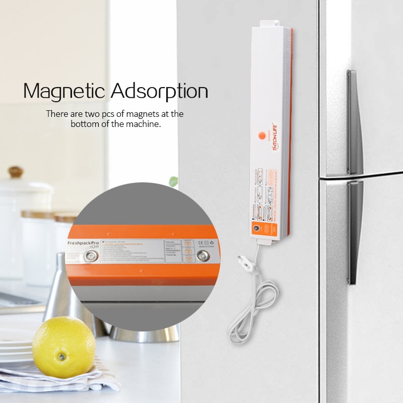 TINTON LEVEN 220 v/110 v Huishoudelijke Food Vacuum Sealer Verpakking Machine Film Sealer Vacuüm Verpakker Inclusief 15 stks tassen