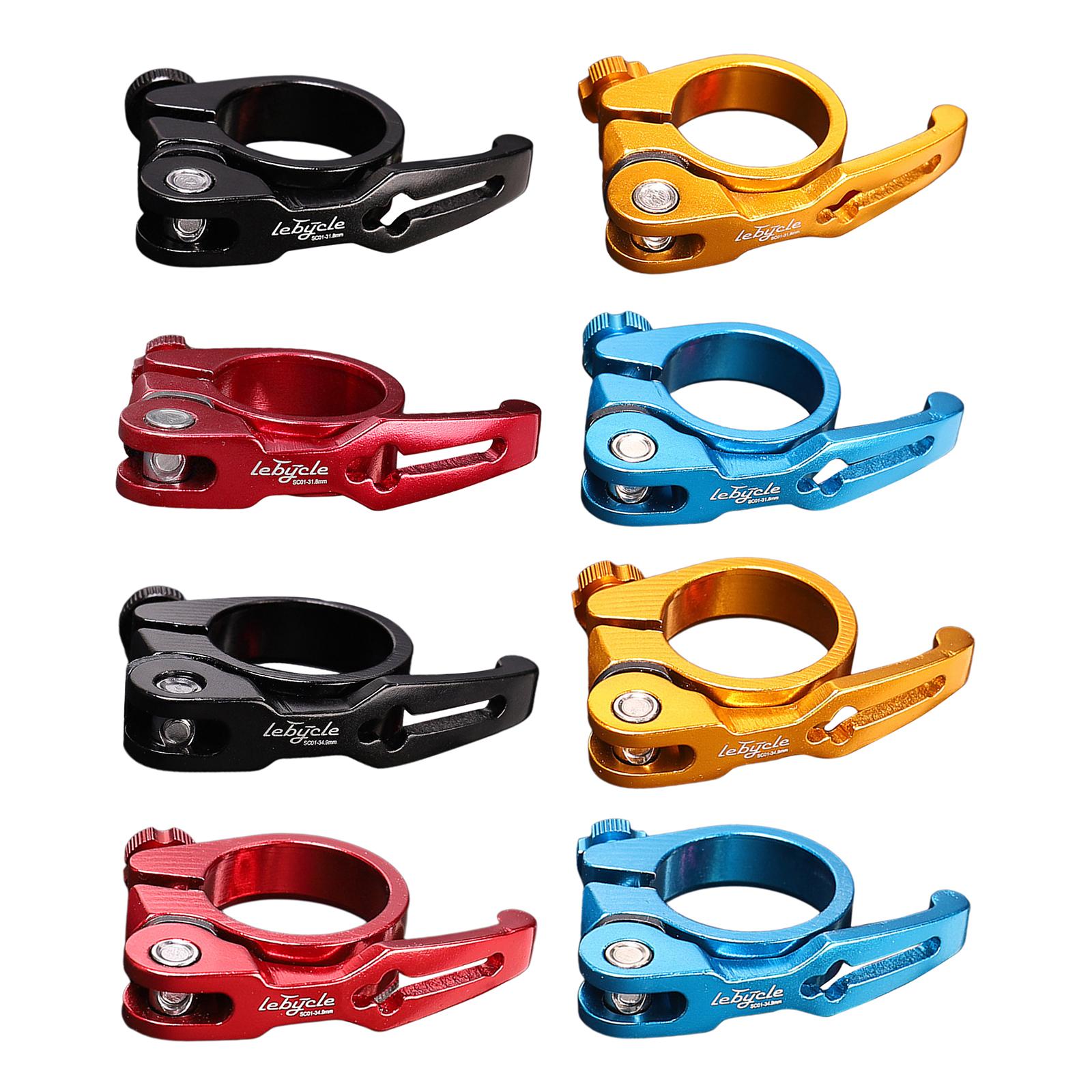 Aluminium Fiets Zadelpenklem Berg Fiets Pole Zadelpen Kraag Clip 31.8Mm Of 34.9Mm Apparatuur