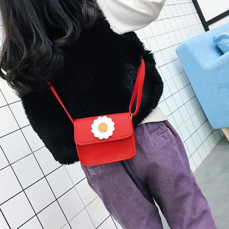 Baby Girls Flower Messenger Bag Kids Coin Purses Shoulder Crossbody Bags