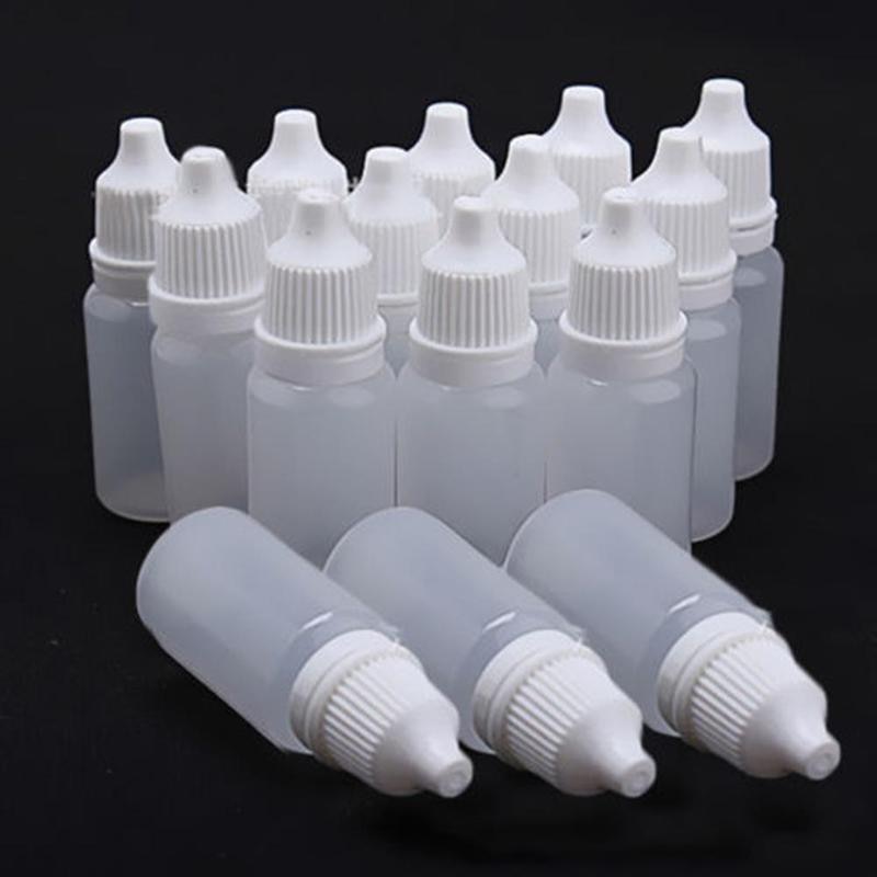 5/10/30 ml tomme plastikdråbeflasker til øjenvæske