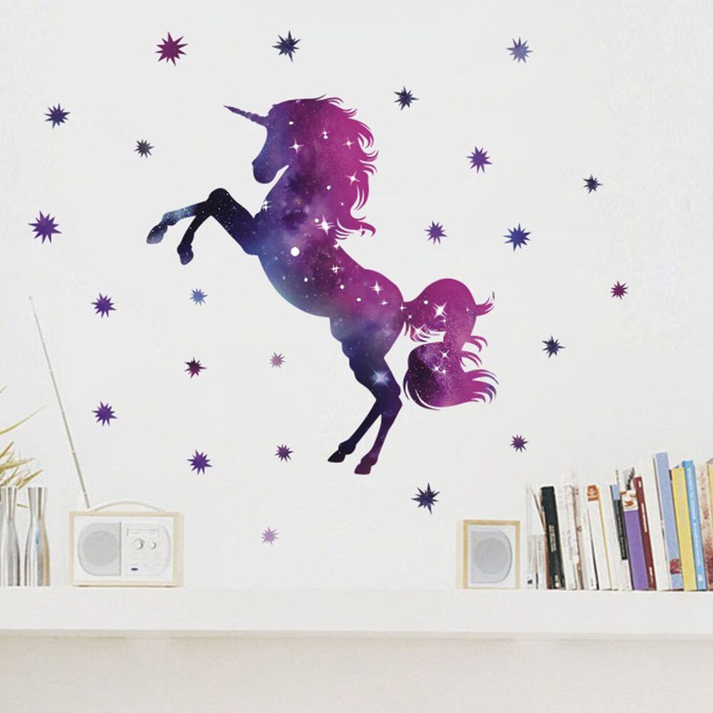 Star Wall Sticker Attractive Wallpaper Chic Wall Decal Decorative Sticker for Living Room Home Bedroom