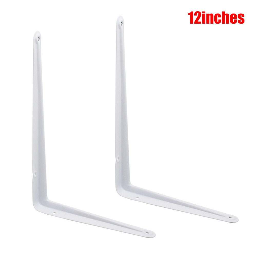 2 stuks driehoekige steunrekhouder, stabiele standaard voor thuis, muuropslag, slaapkamer, driehoekige steunrek -40: 12 inch