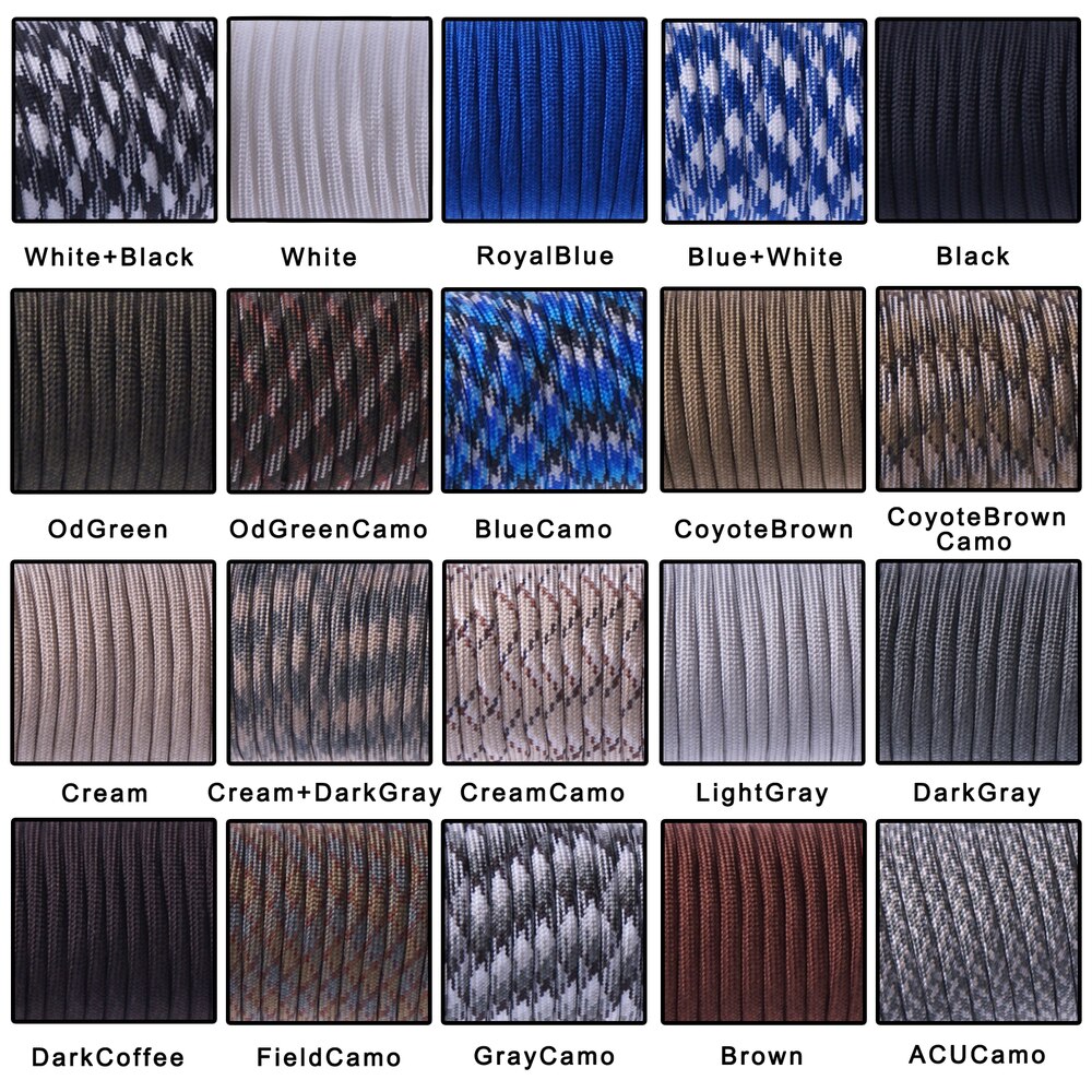 Goobetter 7-Strand Paracord – 32/101/328 Feet, 330lb Test, 80+ Colors