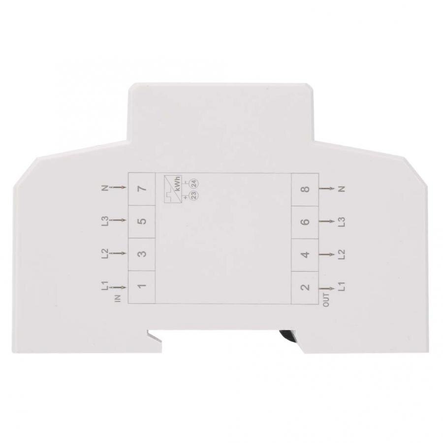 220/380V 20-80A Energy Consumption Digital Electric Power Meter 3 Phase 4P KWh Meter with LCD