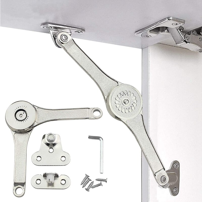2 Pcs Toy Box Hinges Soft Close, Hinges And Latches For Wood Boxes And Hydraulic Hinge, Metal Chest Hinges: Default Title