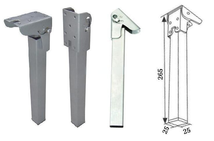 Accesorios de soporte de muebles invisibles, patas de mesa y cama para sofá, plegables, duraderas, de Metal, DIY