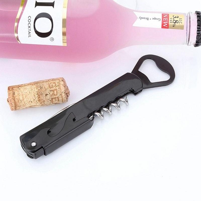 1 st 4 in 1 Kan opener Wijn flesopener Anti-slip Kan Deksel Schroef Opener Kurkentrekker voor Bier fles Jar Opener Keuken Accessoires