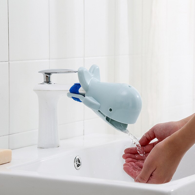 Extensor de grifo para niños pequeños, manija del fregadero con dibujos animados, extensor de grifo de baño para bebés, herramientas para lavarse las manos