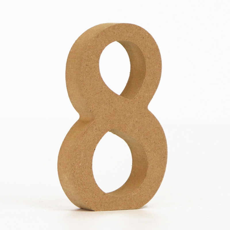 DIY 10cm Wood Color Letters Alphabet Word Letter Art Crafts Free Standing Name Party Wedding Home Decor Year Surprise