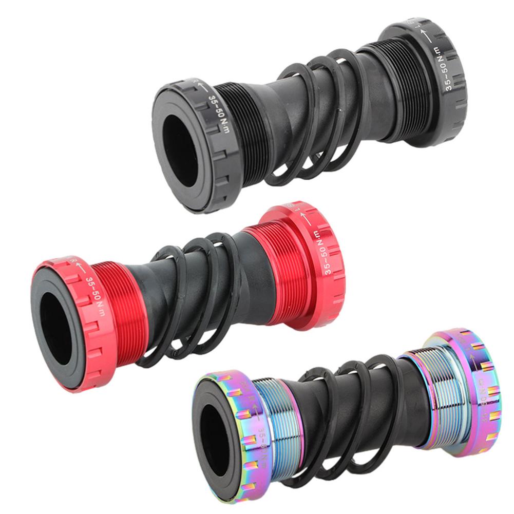 Bicycle Bottom Bracket Aluminum Integrated Crankset Bottom Bracket Hollow Threaded Bottom Bracket Bearings Bicycle Axis Parts