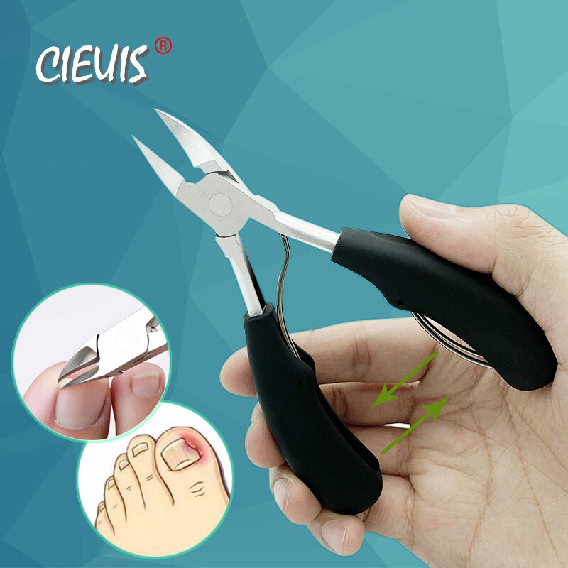Cortaúñas para manicura y pedicura, tijeras profesionales para cutículas, pinzas para uñas encarnadas, herramienta de corrección de Podología