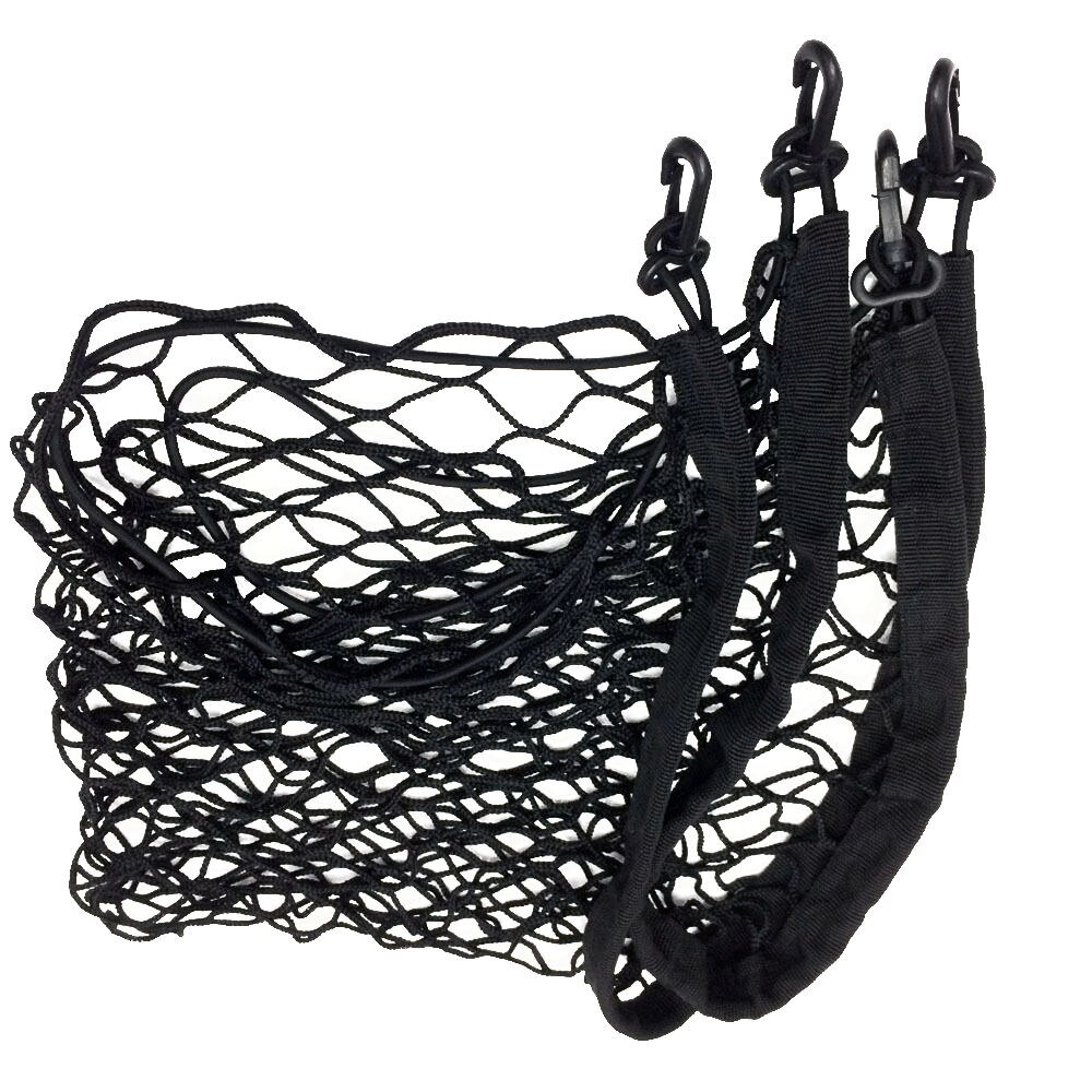 Car Net Boot Tidy Organizer Storage Cargo Trunk Luggage SUV Rear Car Trunk Net Pocket With 4 Hooks 110cmx40cm