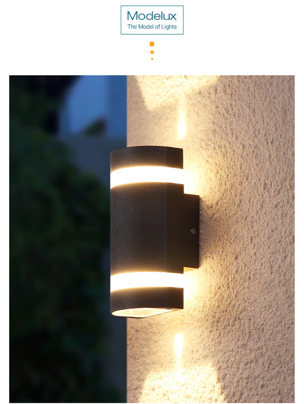 Dubbele Kop Wandlamp Outdoor Waterdichte Binnenplaats Wandlamp Villa Gang Trap Balkon Exterieur Wandlamp