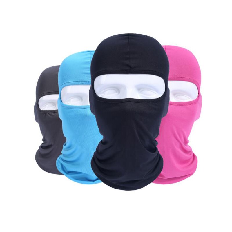 Riding Cycling Full Face Mask Neck Protecting Outdoor Balaclava Full Face Mask Ultra Thin Breathable Windproof