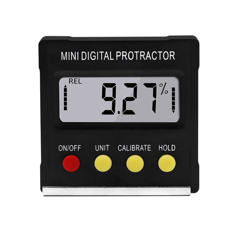 Elektronische Digitale Gradenboog Inclinometer Goniometer Hoek Gradenboog Universal Bevel 360 Graden Hoek Meting Niveau Doos