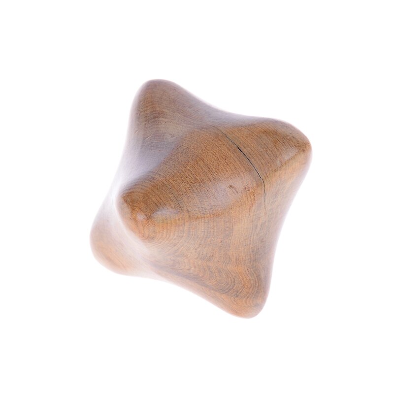 1Pc Hexagonal Massage Ball Fragrant Wood Acupressure Active Scraping Clear The Lymphatic Drainage Massager