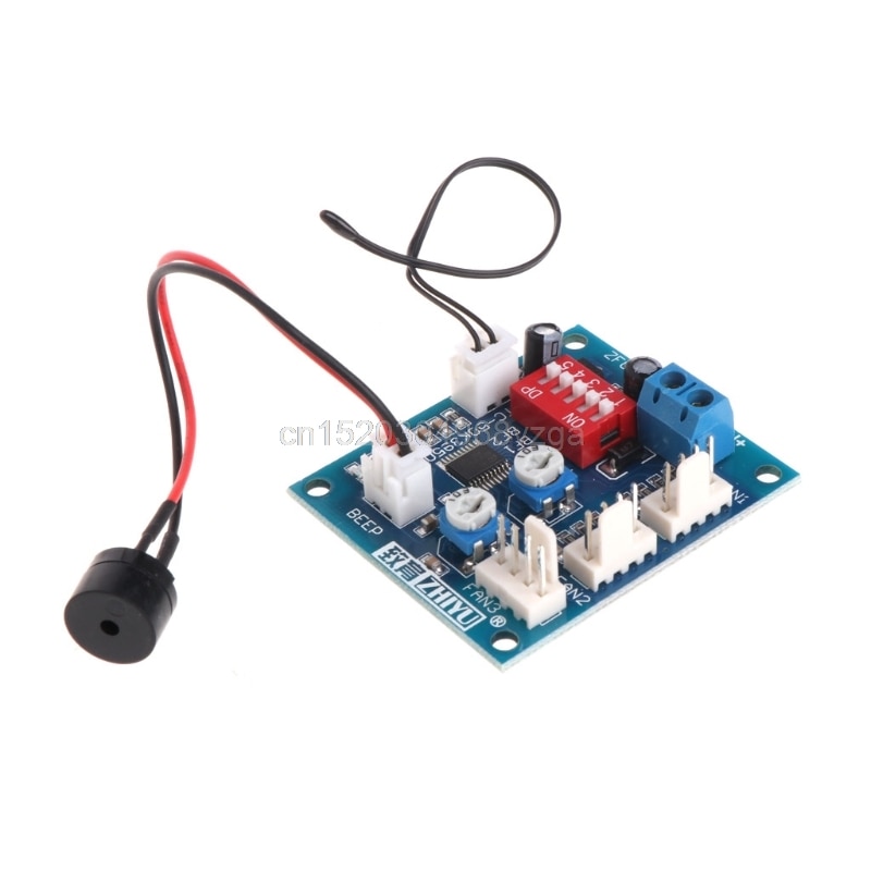 12V CPU ventilador Control de temperatura PWM módulo controlador de velocidad alarma zumbador Sensor D11