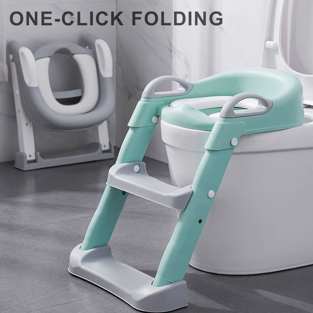 Baby Potty Training Seat Children's Potty With Adjustable Ladder Infant Baby Toilet Seat Toilet Training Folding Seat Potties