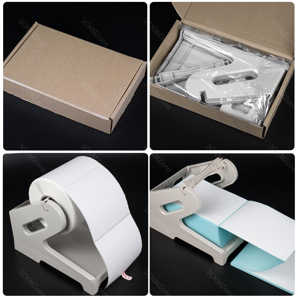 Pos 108mm 4 tommer termiske etiketter papirklistermærker stregkode etiket papir rulle hvid 100*100*500 or 100*150*250 or 100*150*500