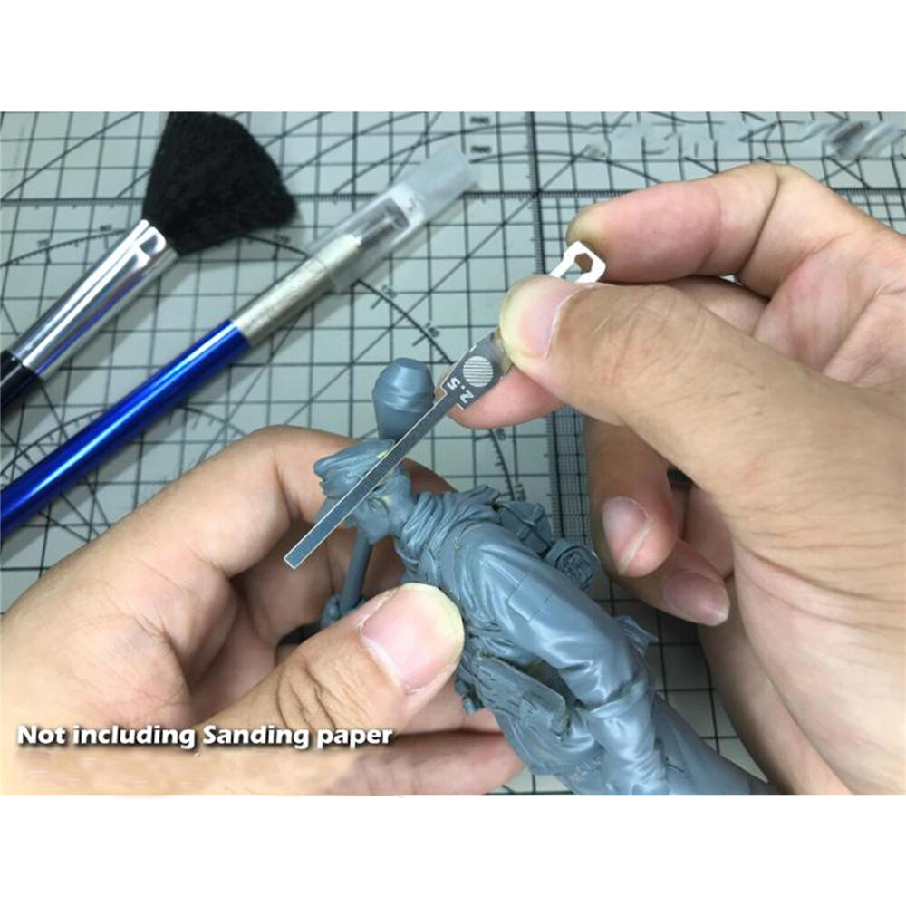9 in1 detail-schleifstabfeile, handmodellbauwerkzeuge für gundam-modelldekorationswerkzeuge im maßstab 1/144