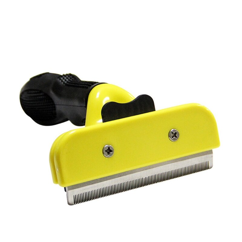Animal de compagnie chien épilateur peigne chat cheveux brosse toilettage outil acier inoxydable fourrure nettoyage doux tondeuse pour animaux peigne chat fournitures