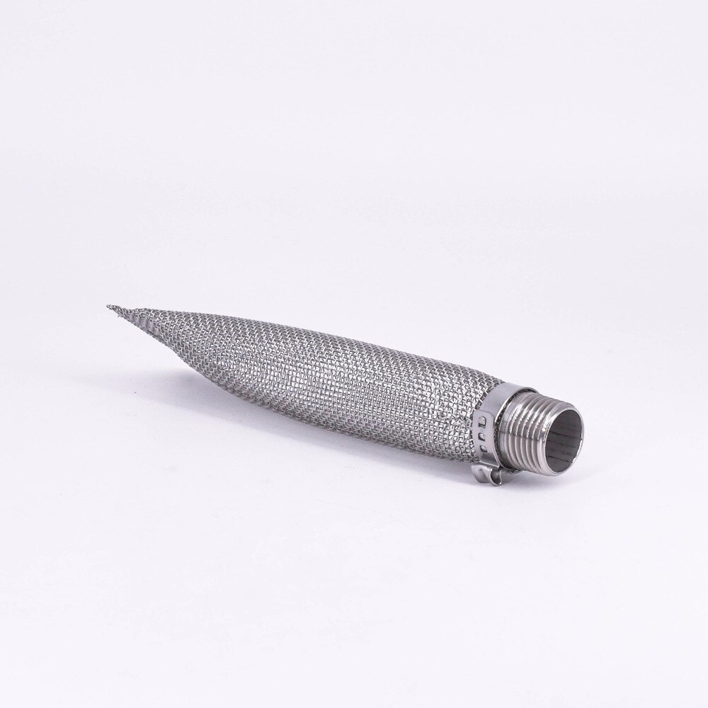 Filtro de pantalla de 6 pulgadas de acero inoxidable 304, filtro de salto sanitario, herramienta para cerveza casera, 300-400 micras