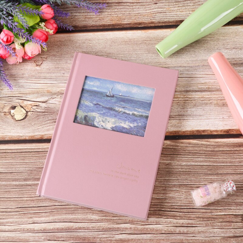 Olieverf Bronzing Hollow Hardcover Creatieve Retro Handbook Student Notebooks Notepad Dagboek Schoolbenodigdheden