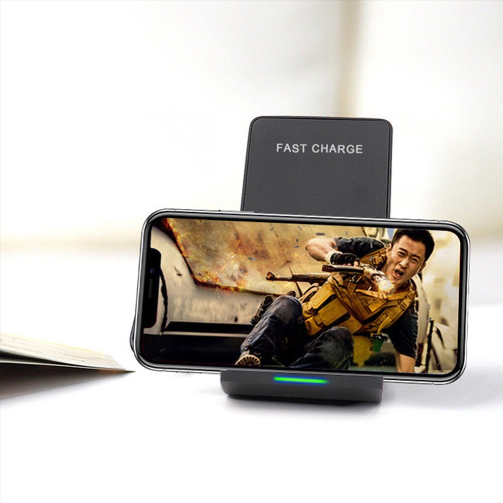 Caricabatterie Wireless Qi multifunzione caricabatterie rapido rapido Dock per iPhone XS Max XR 8 X Samsung S9 S8 S7 S10 ricarica del telefono