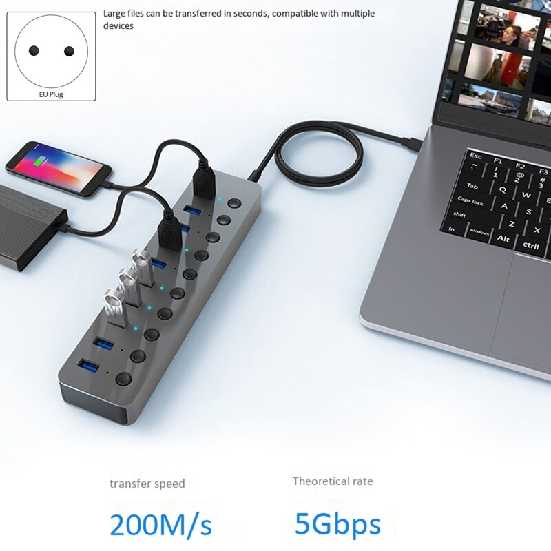 Mini Ethernet-kabel, 1200 Mpbs Ethernet-kabelverlenging voor Mini Rechthoekige Satelliet (5m / 16ft
