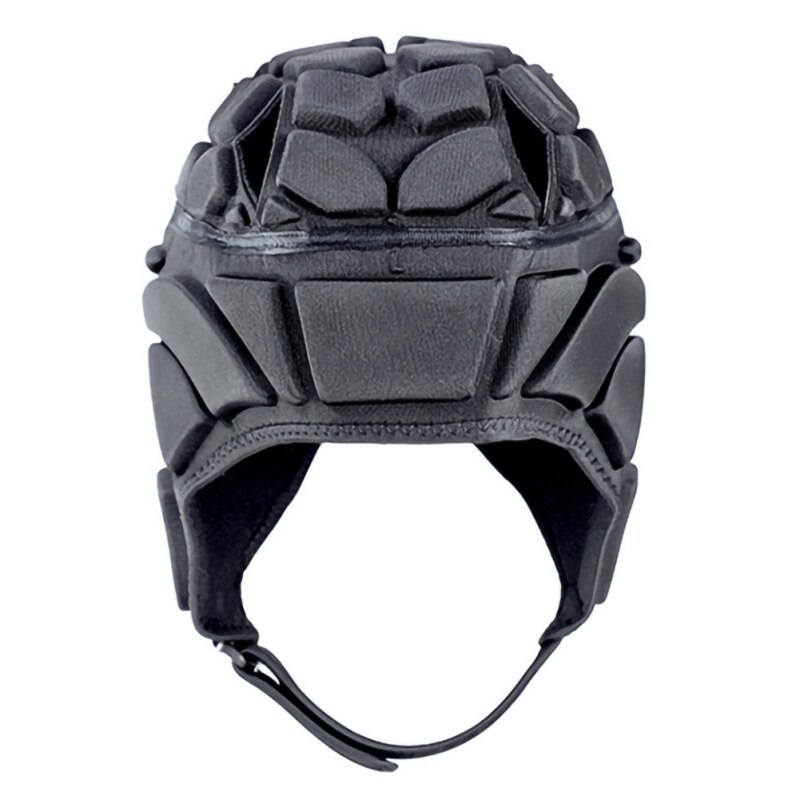 Empfehlen Sport Fußball Torwart Helm Rugby Fußball Kappe Kopfschmuck Roller Hut Protector: Black / S