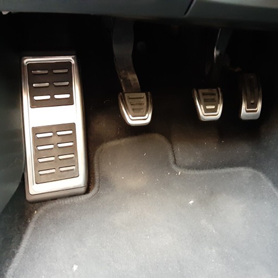 Cubierta de Pedal de reposapiés para coche, acelerador deportivo de acero inoxidable, para Volkswagen VW Golf VII 7 7,5 MK7 Van Variant -