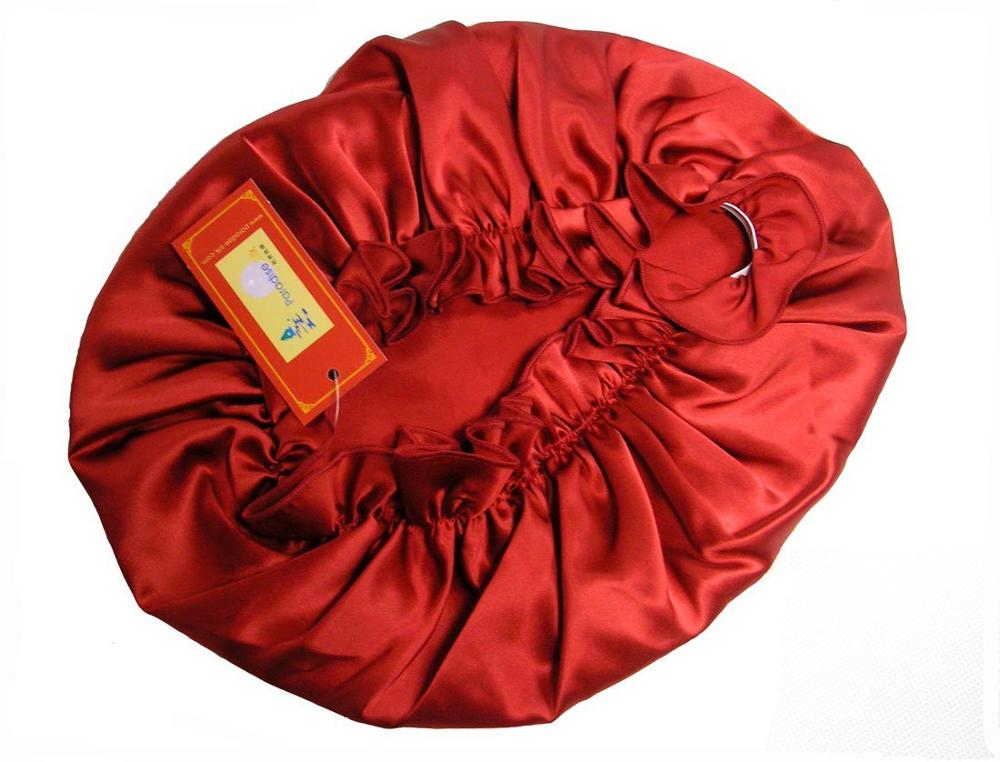 Night Cap 100% Silk Slumber Cap Sleeping Cap Hair Care Head Cover 9 color options: Red