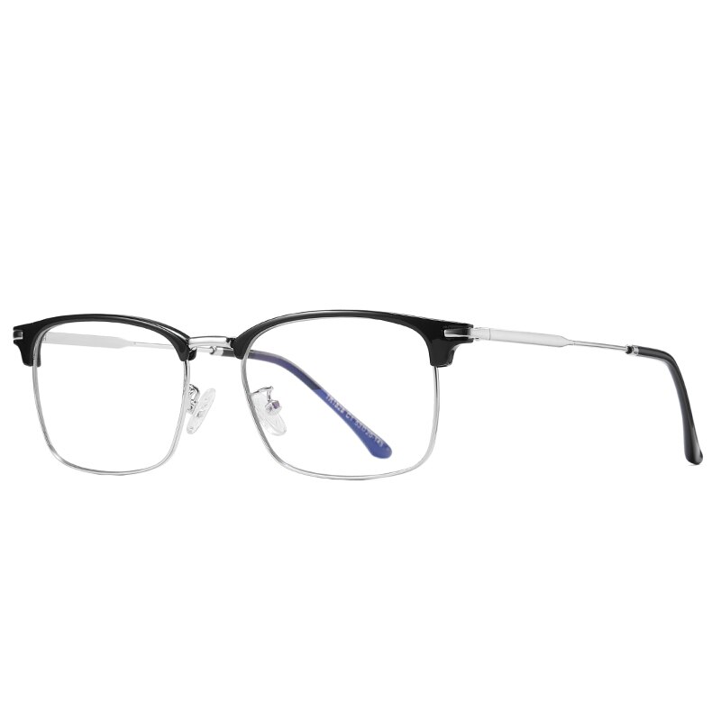 Blue Light Filter Glasses Anti Radiation Plain Eyeglasses Square Frames High Clear Lenses Anti Blue Ray Computer Spectacles 005: C4