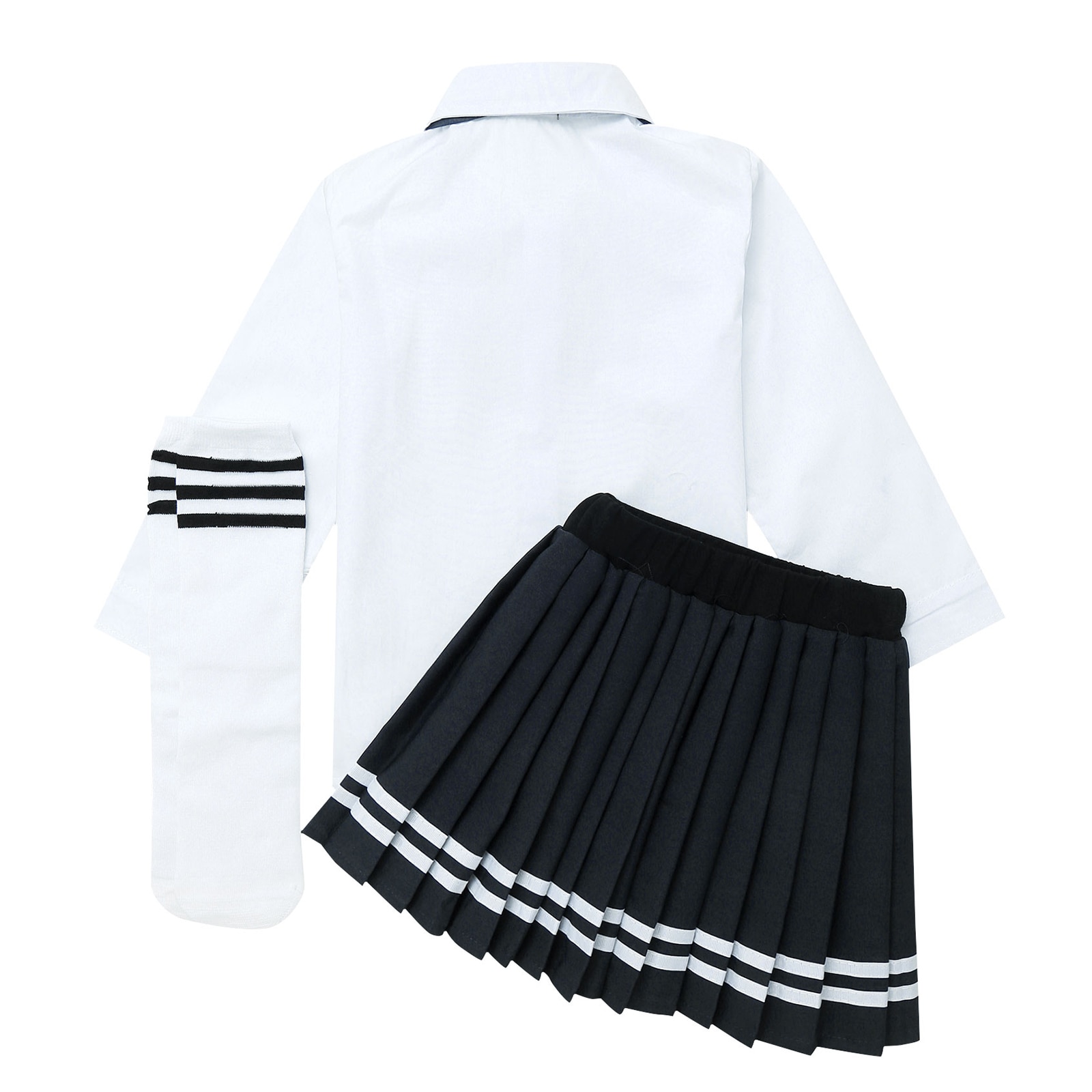 Flickor uniform för barn japansk brittisk stil skoluniformer flicka student outfit dagis scen prestanda kläder set
