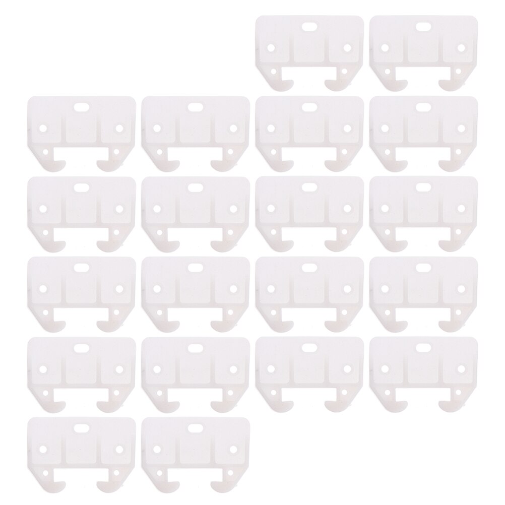 20pcs Plastic Drawer Guides Drawer Track Guides Track Guide Replacements: Default Title