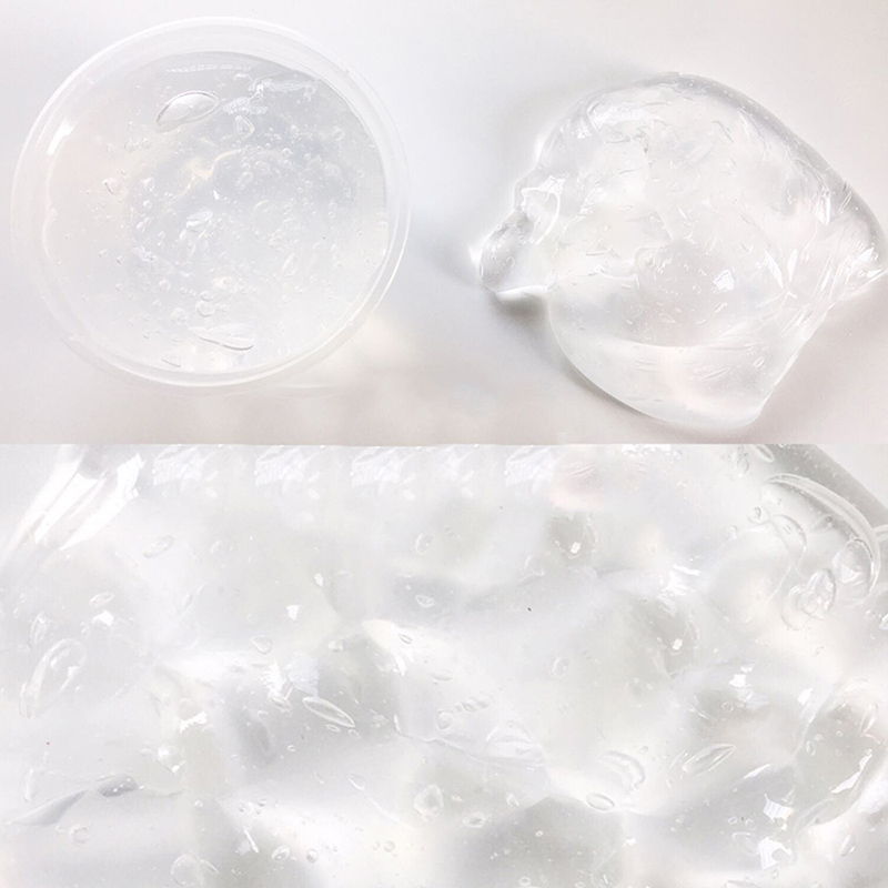 Lim til slim forsyninger legetøj gennemsigtig fluffy kitt tilsætning sky slim plasticine ler lys polymer børn antistress legetøj: 50g krystal slim