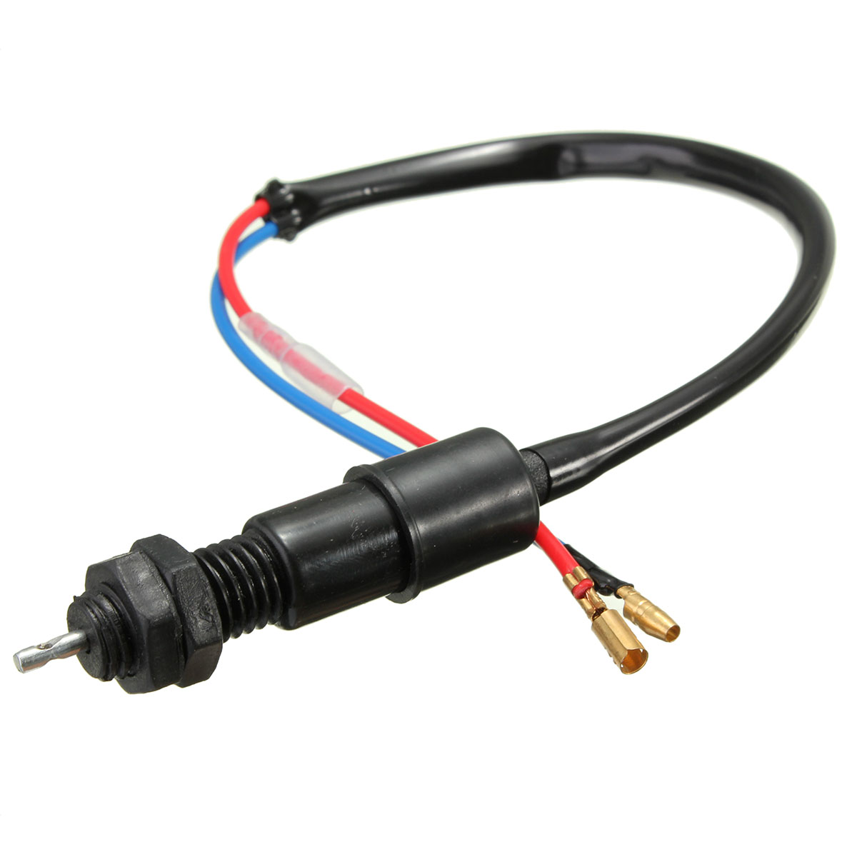 Interruptor de freno trasero para motocicleta, luz de freno de tambor, interruptor de freno trasero + Kit de resorte Universal para Pit Bike Quad Scooter