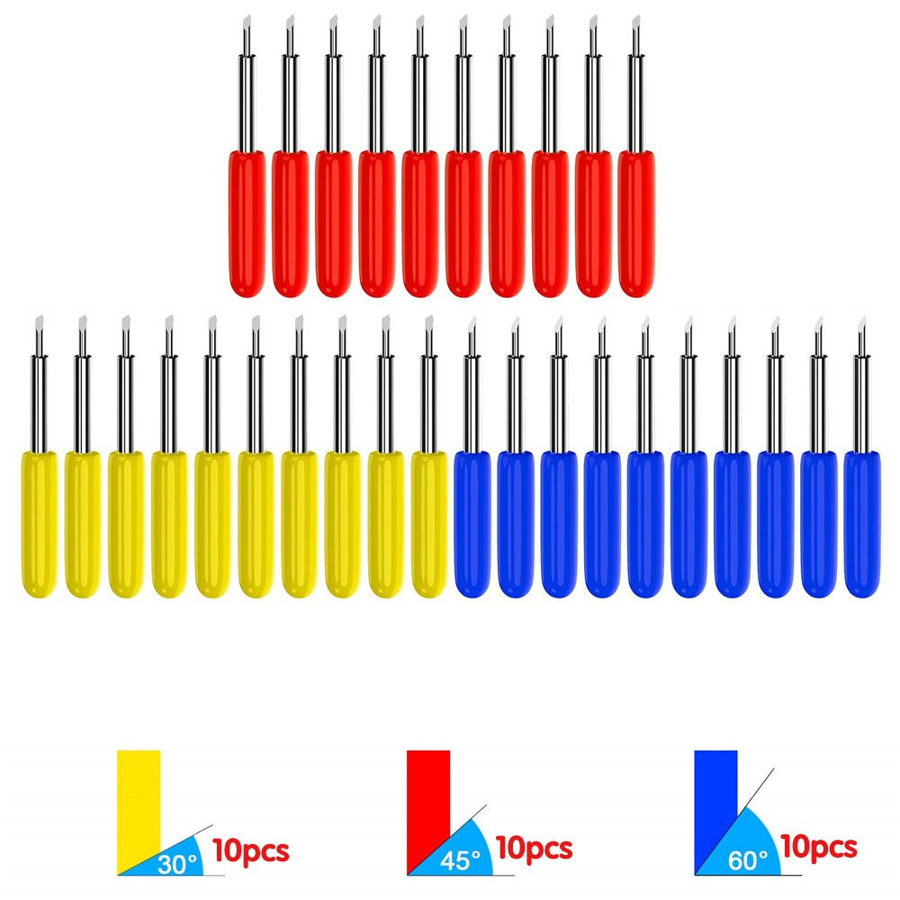Cuchillas de repuesto de 30/45/60 grados para Plotter Roland, cuchillas de corte para herramientas eléctricas, Plotter de corte: > 32mm