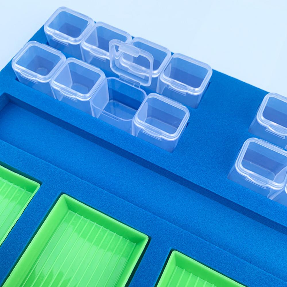 Diy Handmade Diamond Painting Tray Set Diamond Painting Accessories Tray Organizer for Adults Tool Storage Rack Point Drill