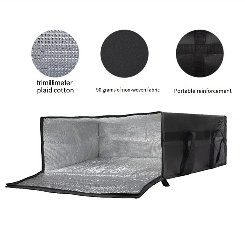 Waterproof Insulated Bag Food Pizza Bag Cold Food Storage Carrying Case For Camping Takeaway