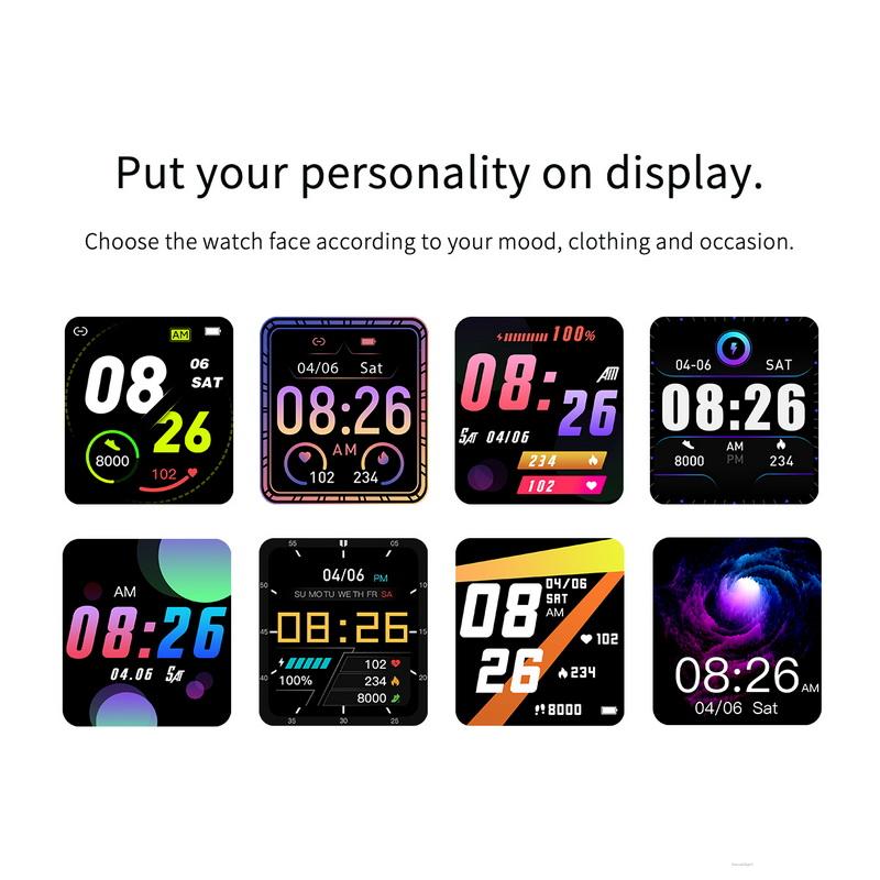 TouchElex Sirius TGW101 Smartwatch Ultra-thin Music Sports Fitness Smart Watch Blood Oxygen Heart Rate Blood Pressure Bracelet