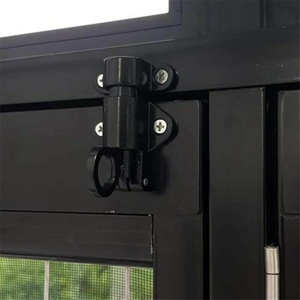 Aluminum Alloy Door Latch Lock Window Gate Security Pull Ring For Home Hardware Gate Safety Door Bolt Latch Lock Sliding Lock