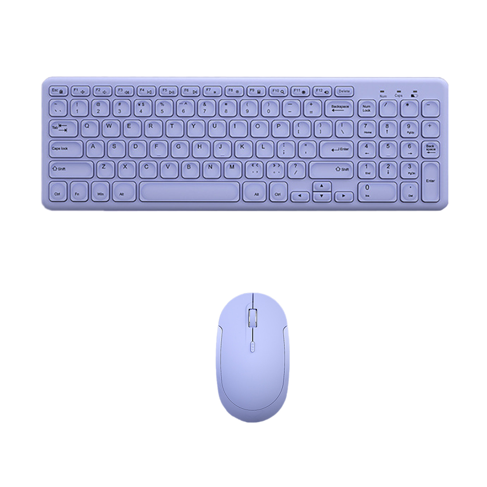 Ultra Slim Cordless Computer Wireless Keyboard Combo for Home Office: Default Title