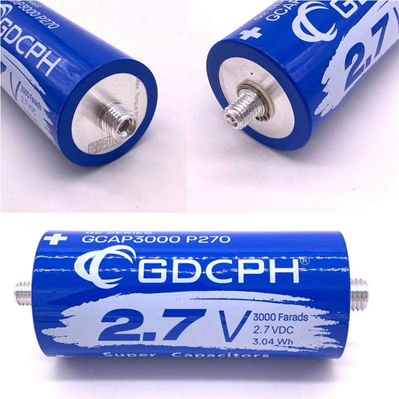 2.7V 3000F Super Farad Condensator 136X60Mm Lange Voet Lage Esr Hoge Frequentie Ultracapacitor Voor Auto Power supply Automotive