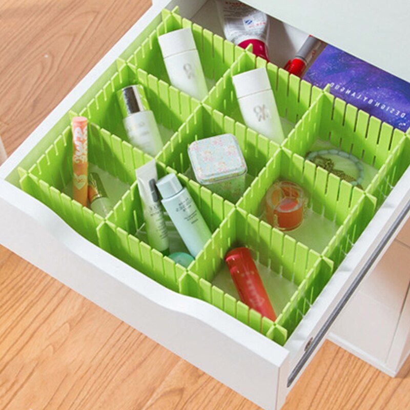 Rectangular Fence Style Drawer Divider Plate Organizers Separators Board Utensils Home Kitchen Bathroom Bedroom Office