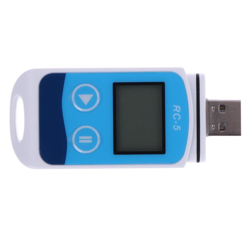 1Pcs USB Digital Temperature Data Logger RC-5 Temp Recorder IP67 Waterproof Internal Sensor Digital Recorder Termometro Measure