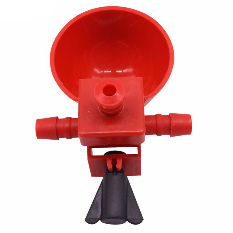 100 pcs Chicken drinking Cups Quail waterer bowls Bird red glass Animal husbandry tools Automatic Bird Coop Feeder Drinking Cups