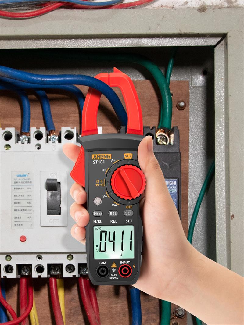 ST181 Smart Digital Clamp Meter High-precision Multimeter 400A AC/DC Clamp Meter Digital Display Backlight Clamp Meter