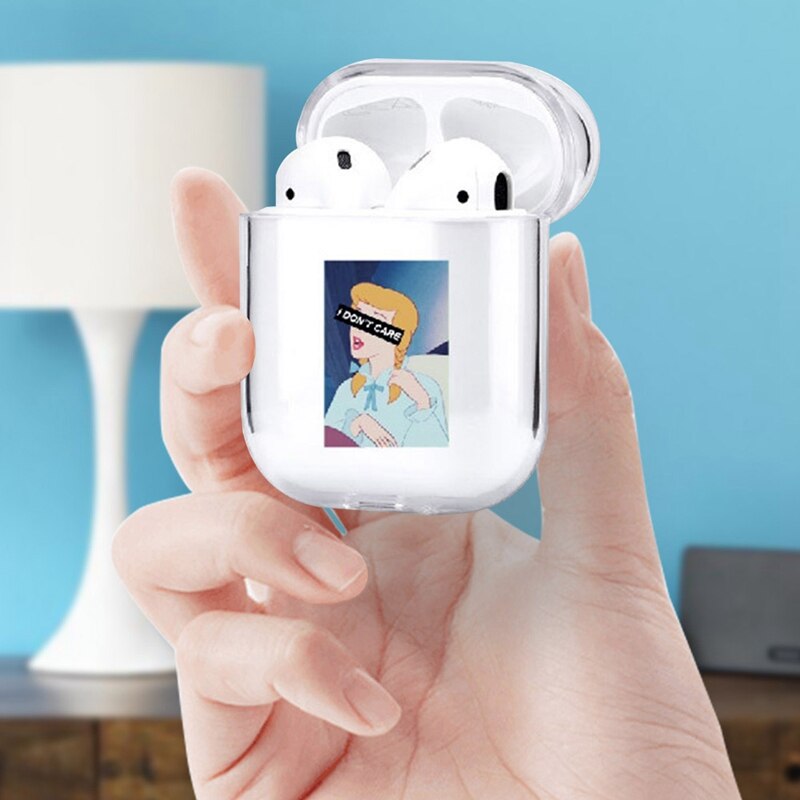 Caso sveglio Per Il Caso di Apple airpods caso Del Fumetto Divertente Statua di Arte Senza Fili di Bluetooth del Trasduttore Auricolare Per Il Caso di Airpods 1/2 Morbido custodia protettiva