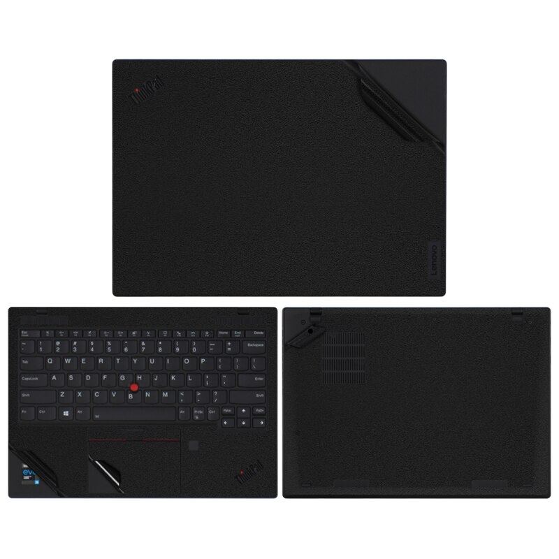 PVC Vinyl Stickers for Lenovo ThinkPad X1 Nano Gen 1 Super Slim Anti-Scratch Laptop Skins for Lenovo ThinkPad X1 Nano 1st Covers: Matte black